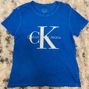 Calvin Klein Jeans Branded Blue T-shirt💙 large
